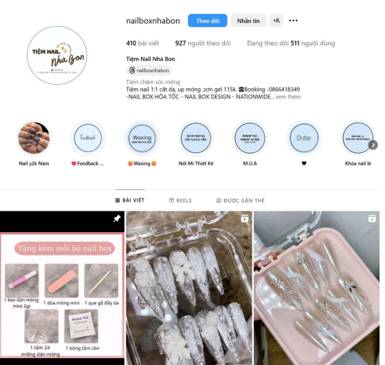 Tiệm Nail Nhà Bon